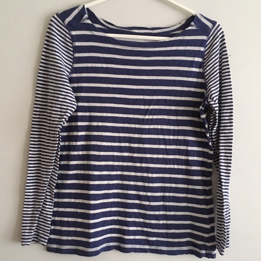Vineyard Vines navy white striped T-shirt XS